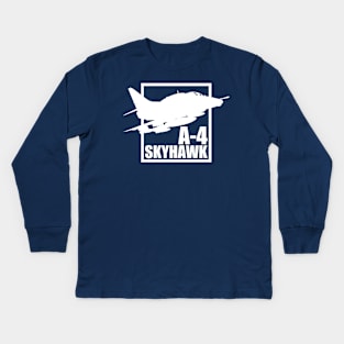 A-4 Skyhawk Kids Long Sleeve T-Shirt